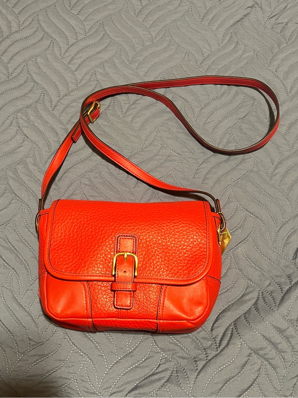 Coach Red Leather Bag